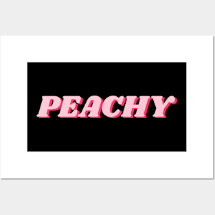 peachy Posters and Art